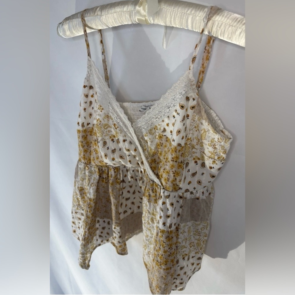 American Eagle Boho Patchwork Tank Women's Med As… - image 3